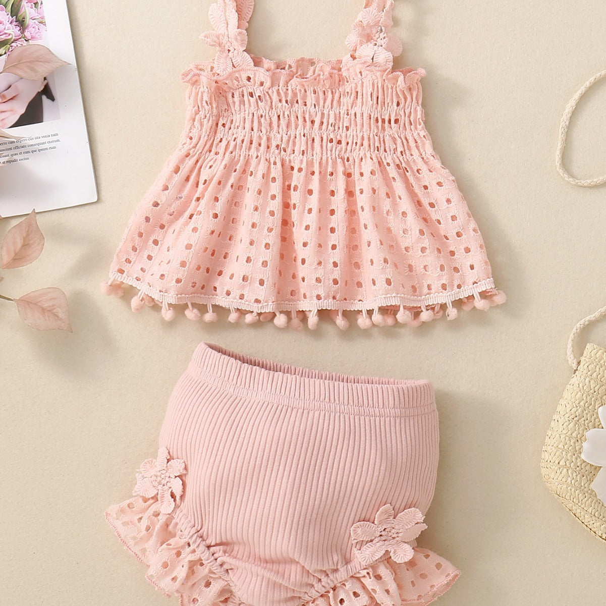 Baby Girl Infant Fashion Two-piece Suit