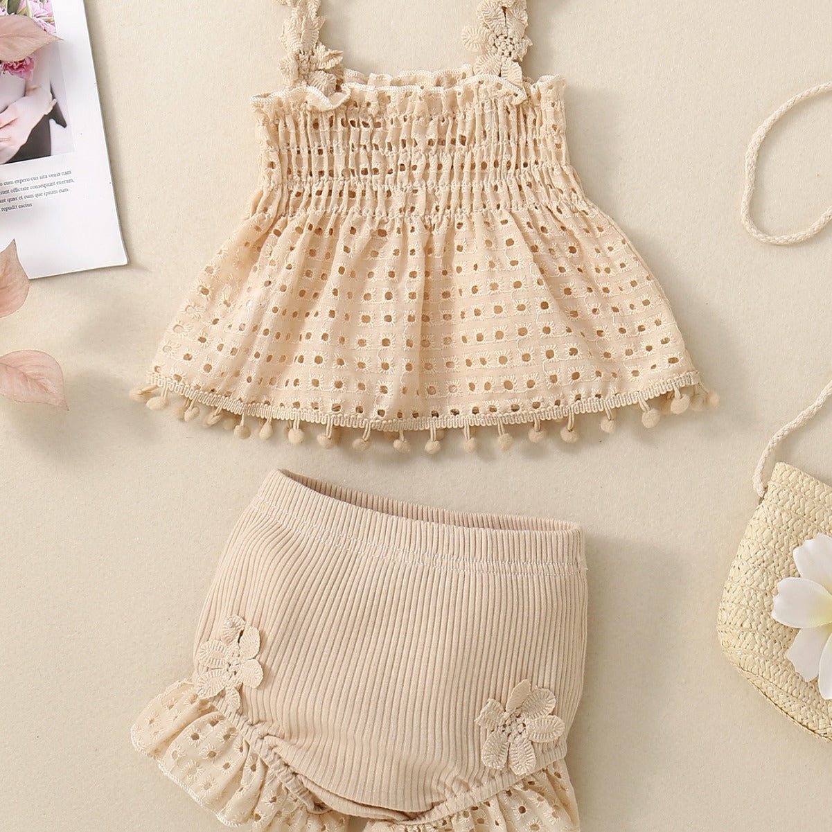 Baby Girl Infant Fashion Two-piece Suit