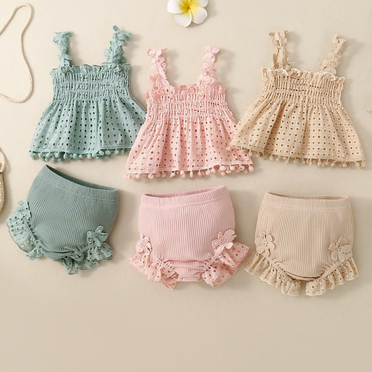Baby Girl Infant Fashion Two-piece Suit